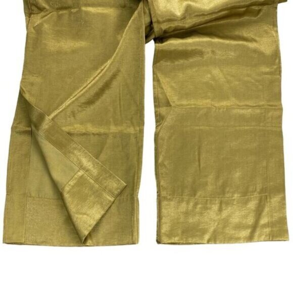 French Connection Cammie Shimmer Flare Trousers Nutria 12 - Picture 6 of 7